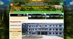 Desktop Screenshot of chitwannationalpark.gov.np